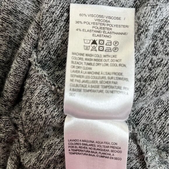 Lucky Brand V Neck Long Sleeve Pullover Heather Gray Sweater Women Size XXL - Picture 9 of 14